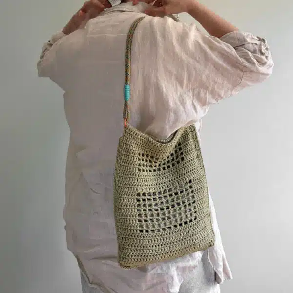 Kit Hilos + Patrón + Asas — City crochet bag