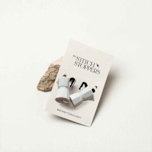 Topes para agujas de tejer - cafetera