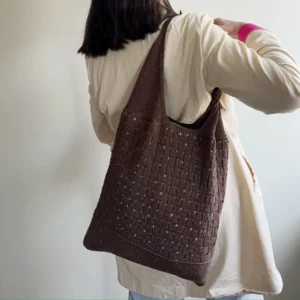 KIT Patrón + Hilos — Bolso Cesta Bag